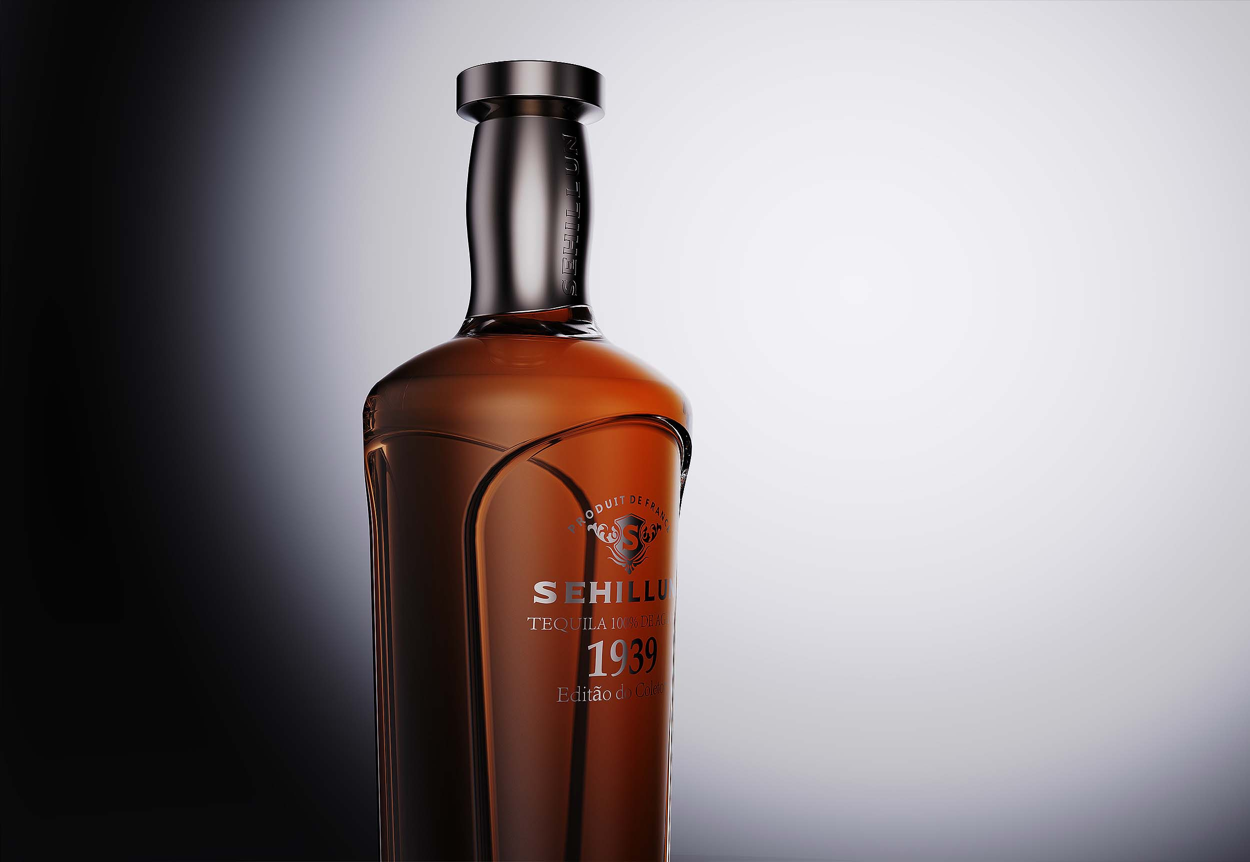 product empty liquor spirits glass tequila  bottles 500ml 700ml wine glass bottles for tequila-3