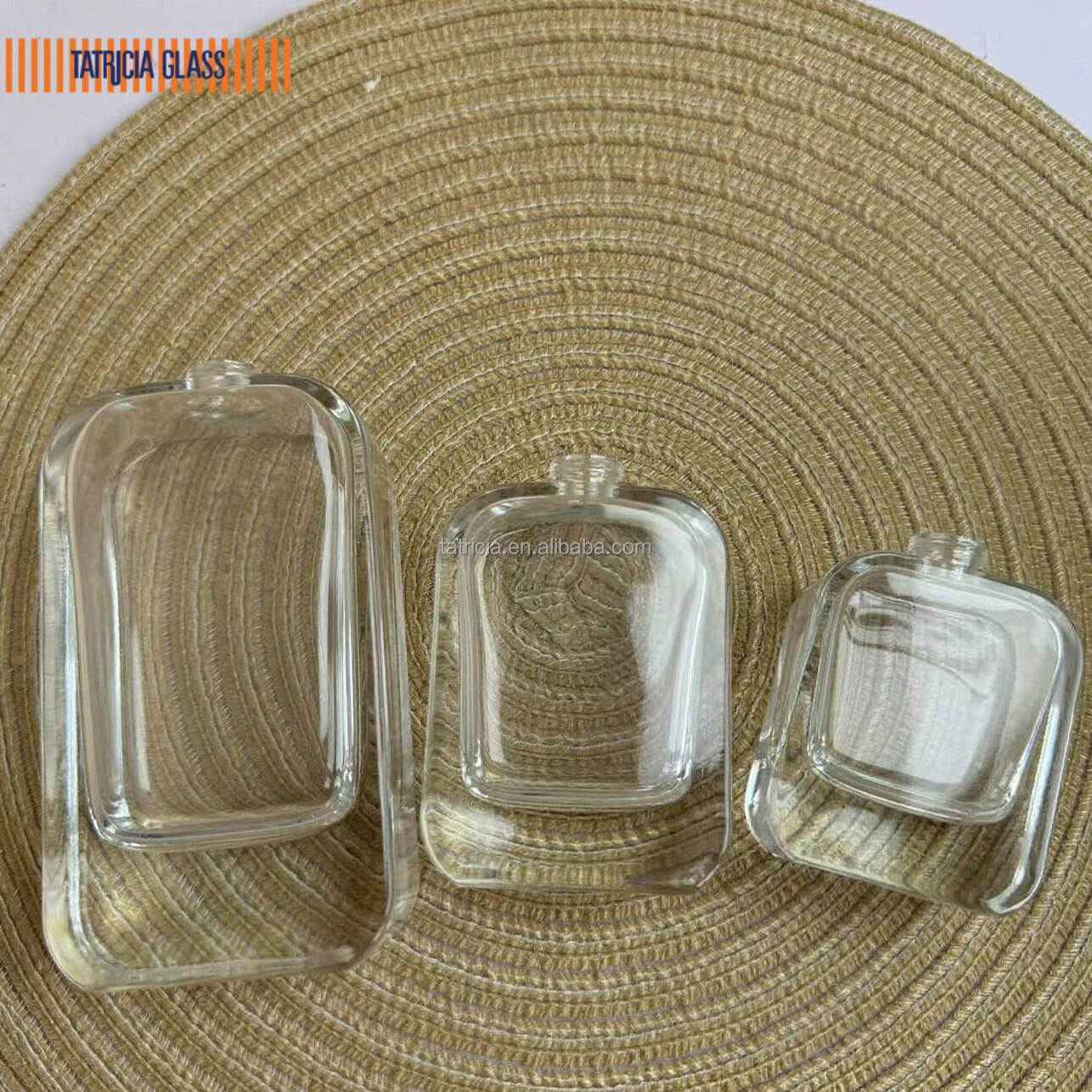 100ml eco friendly high quality wooden customize logo unique square luxury glass perfume bottles with factory wholesale202-5
