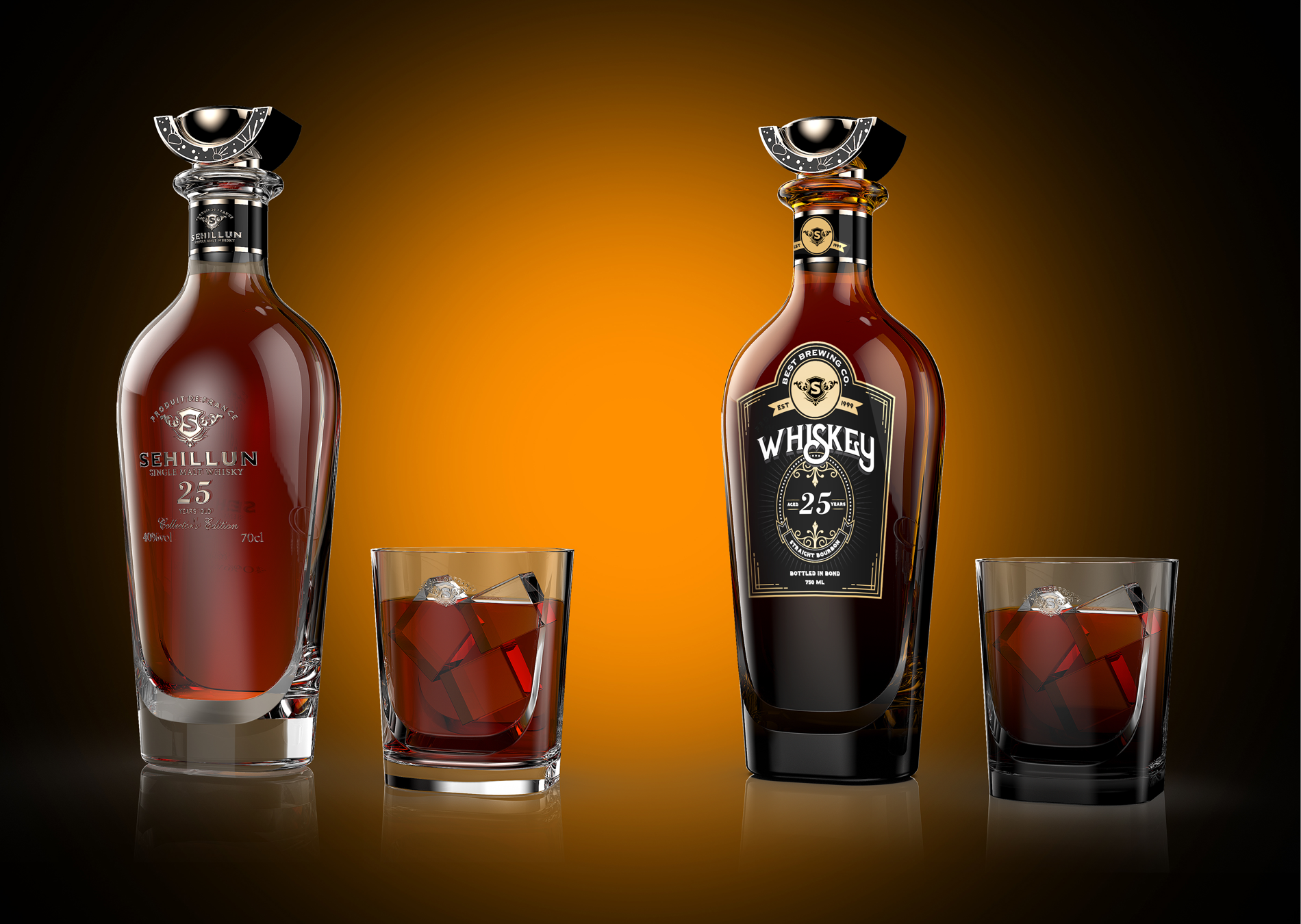 product spirits glass  bottles vodka  rum  tequila  brandy whisky  750ml 700ml901-8