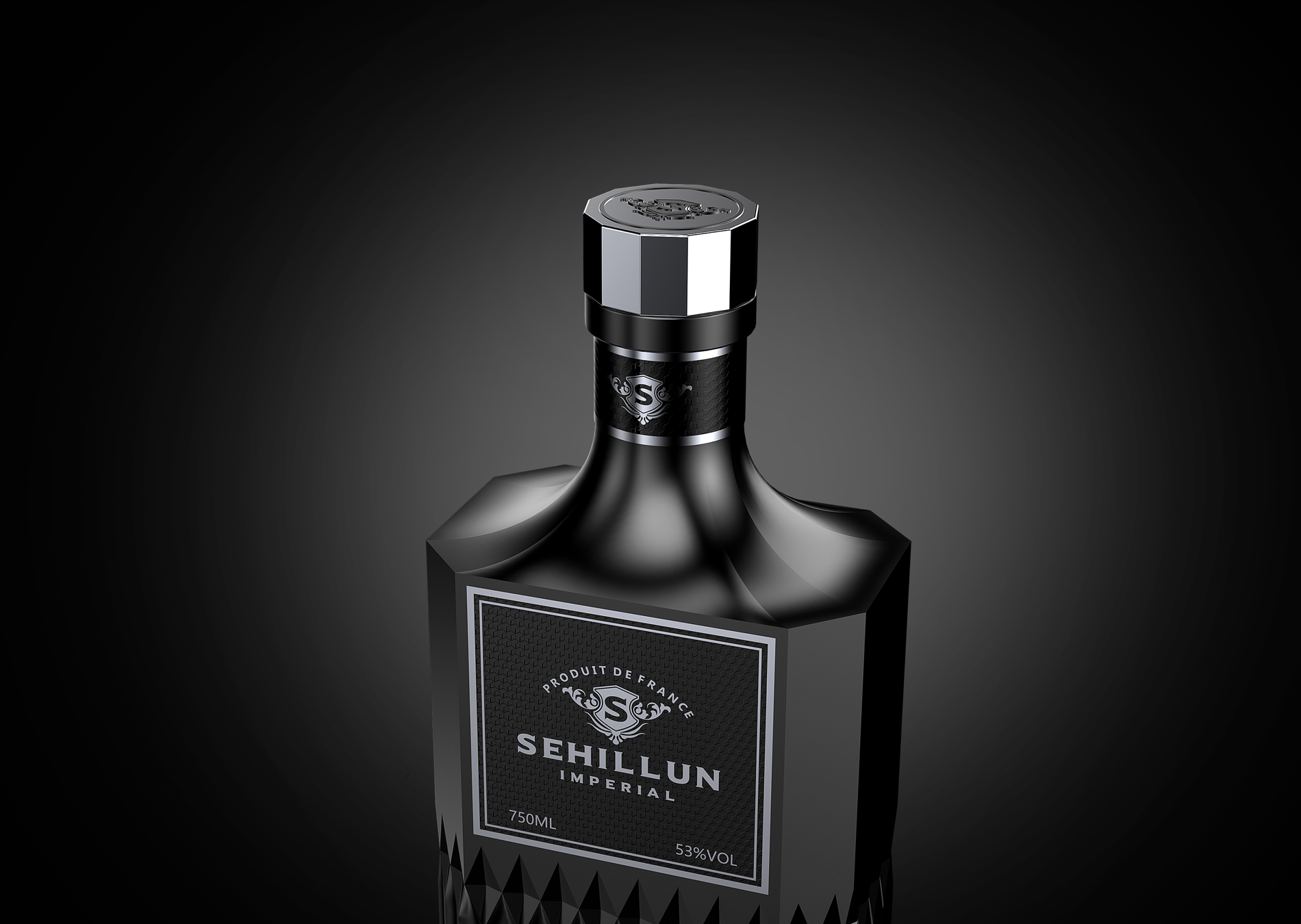 product matte black liquor tequila glass bottle a customizable masterpiece for your premium tequila brand-5