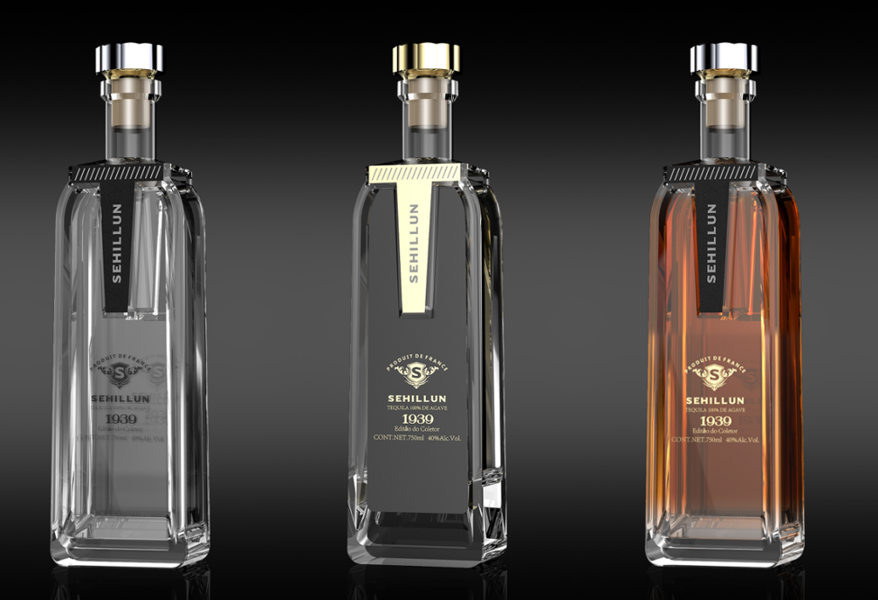 product oem custom logo high quality tequila spirits bottle light bottle comes with custom box121-7