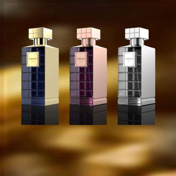 Square glass perfume bottles for any collection