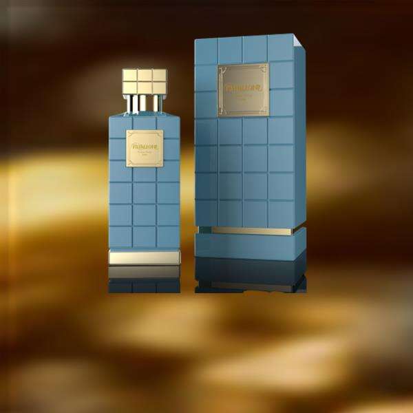 The timeless elegance of a glass perfume bottle