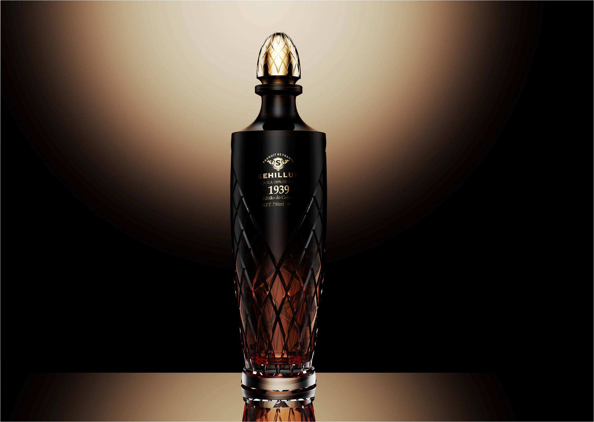 product liquor spirit glass  bottles vodka  rum jin tequila  brandy bottle 750ml-2