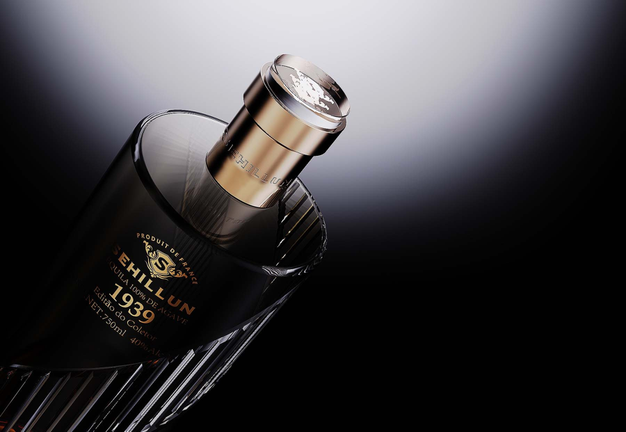 product wholesale clear liquor bottle 500ml 750ml flat tequila bottle glass with screw cap  for tequila and customization box-4