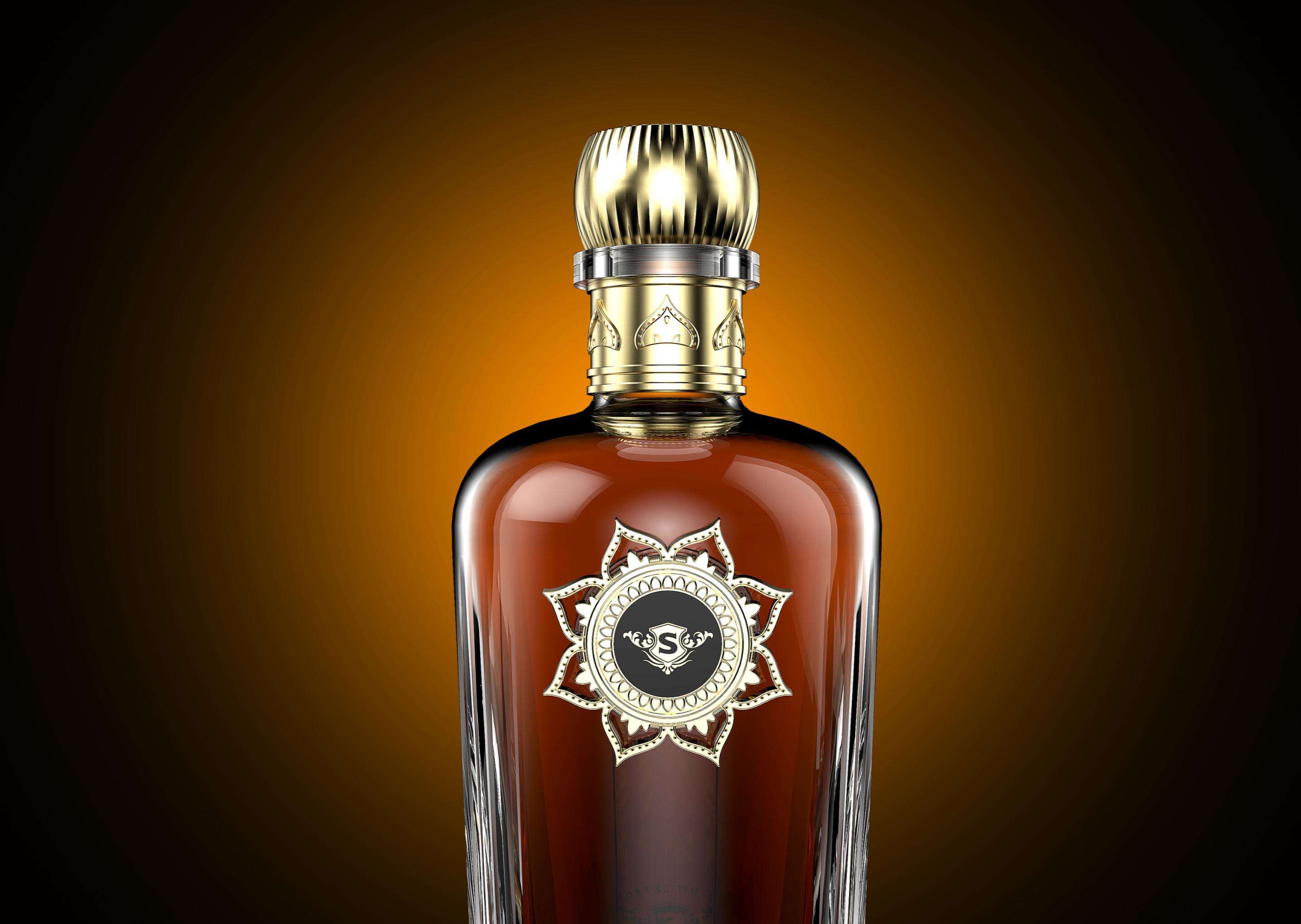 product 750 ml glass liquor bottles with an original bespoke logo made of premium tequila and packaged in a handmade box671-5