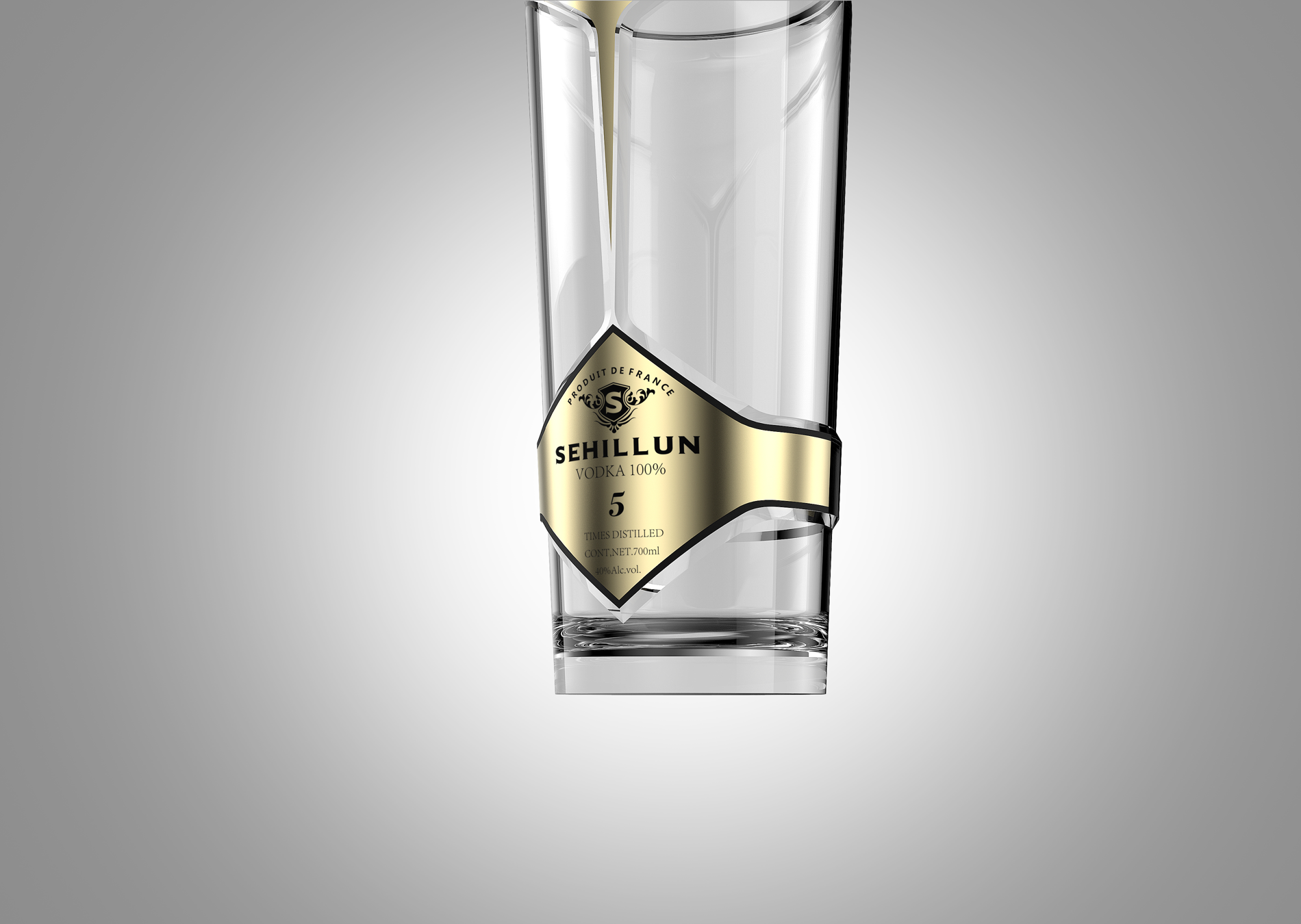 product spirit glass  bottle vodka  whisky tequila  rum brandy  750 ml 700ml vodka glass bottle for liquor-5