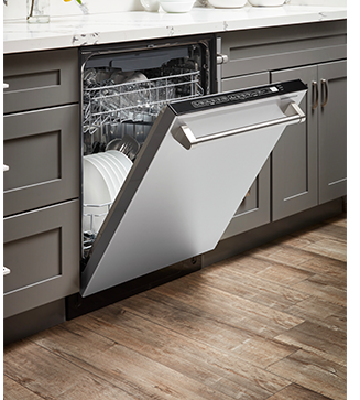 Seamless Integration – Hyxion's Stainless Steel Dishwasher Enhancing Kitchen Design