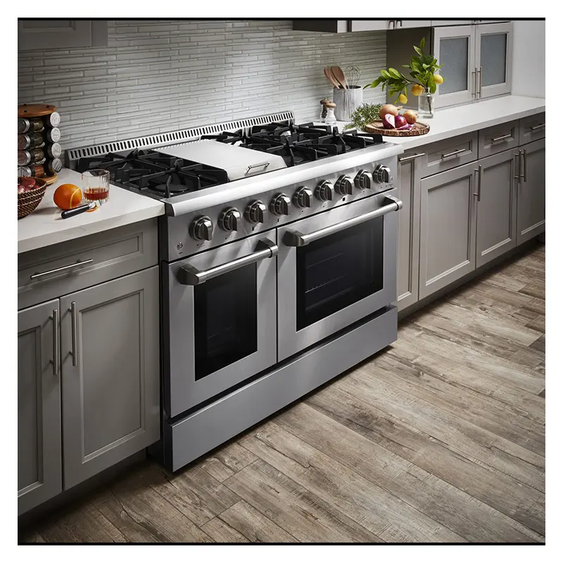 48-inch Gas Range Series with 6 Burners: Maintenance and Cleaning Guide