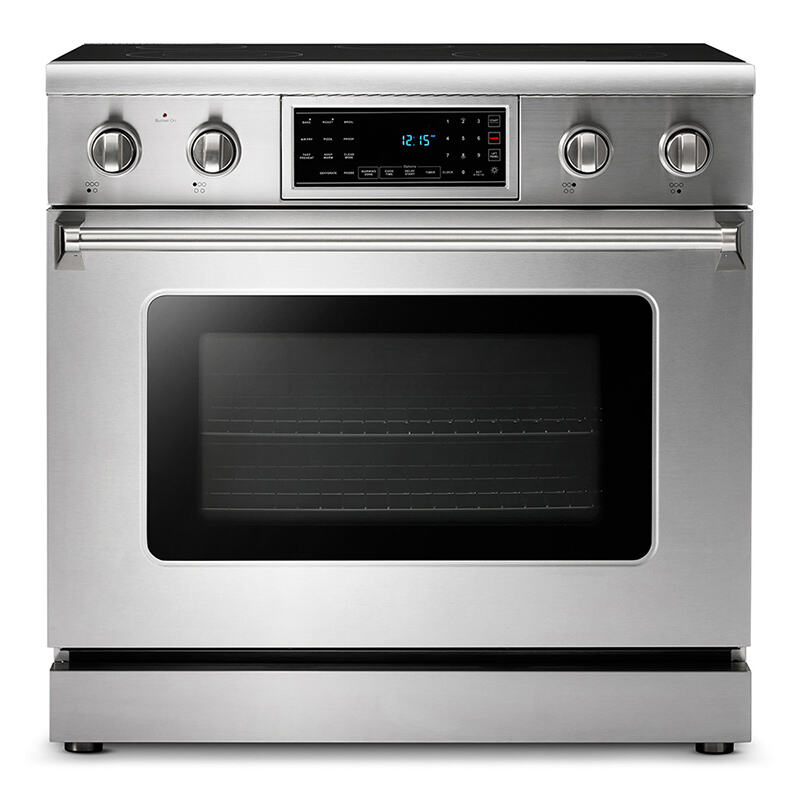 Hyxion TRE3601 36" Tilt Panel Electric Range - Silver Stainless