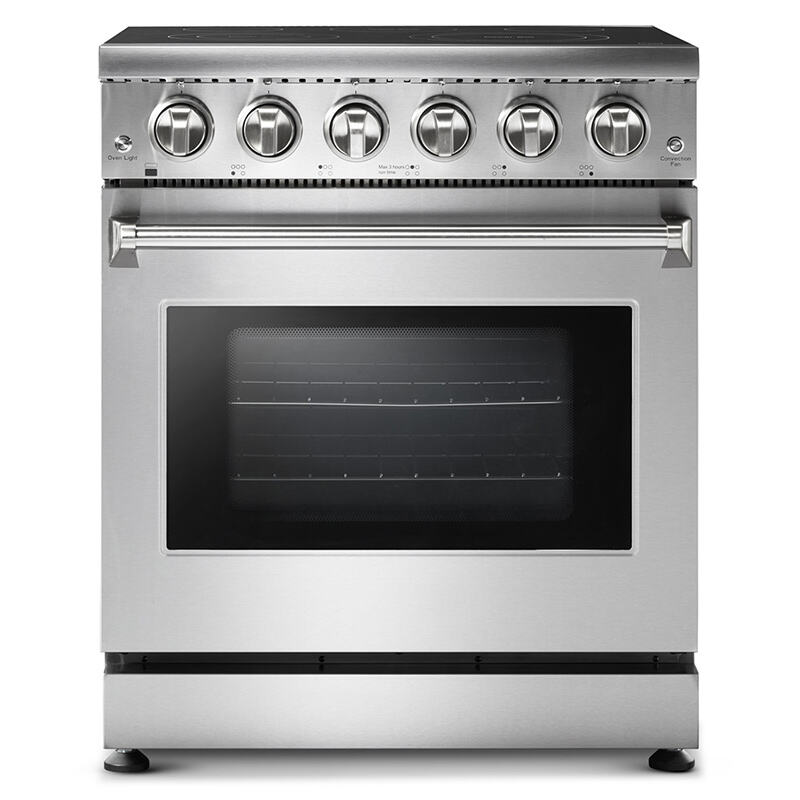 Hyxion HRE3001U 30" Electric Range - Silver Stainless