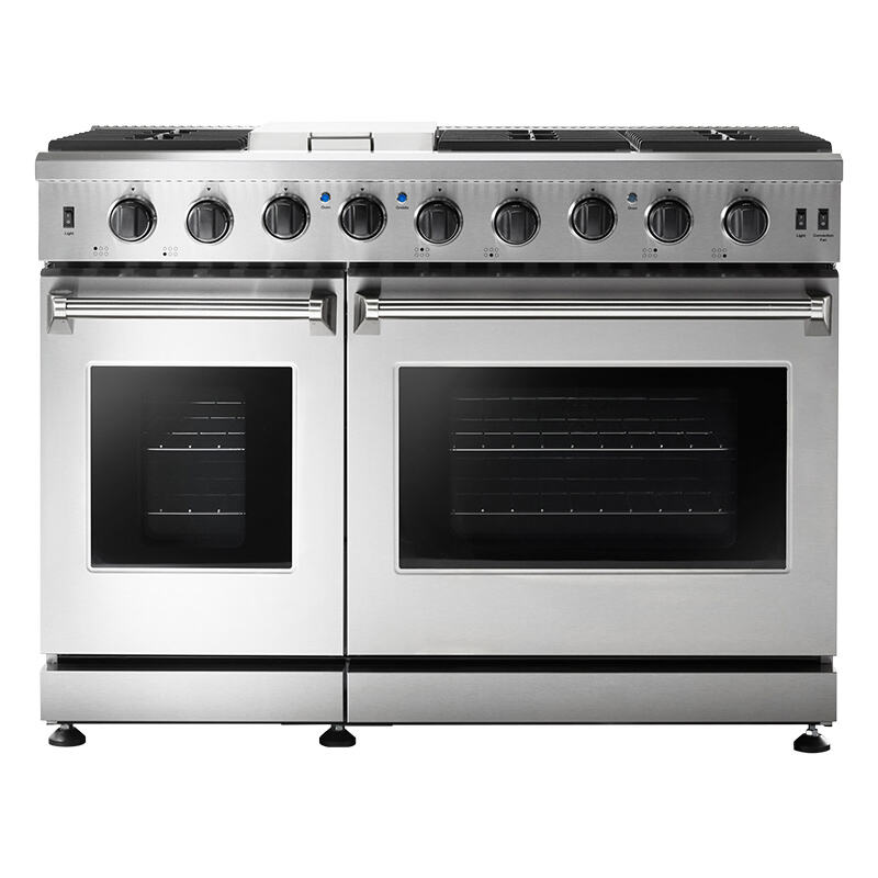 Hyxion LRG4807U 48" Gas Range in Silver Stainless