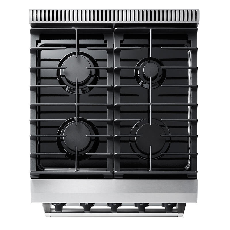 Hyxion LRG2401U 24" Gas Range in Silver Stainless