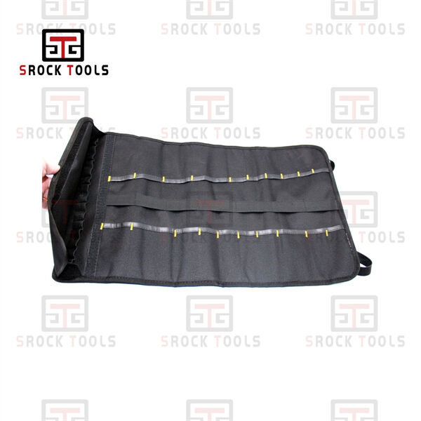 Easy access to your tools with a canvas roll up pouch