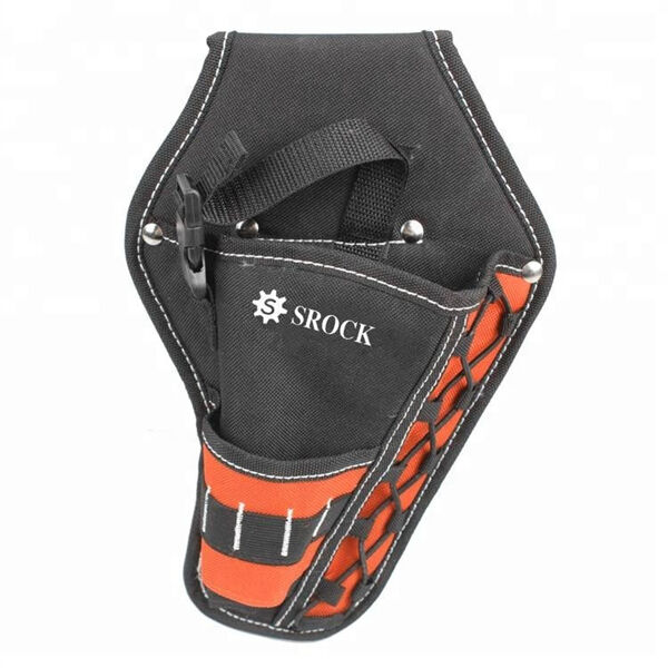 احتفظ بمثقابك بشكل آمن أثناء العمل على المشاريع باستخدام حافظة متينة لحزام أدواتك