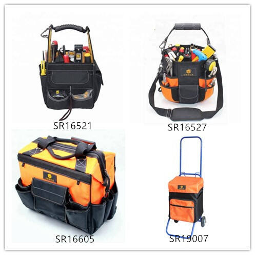 Professional craftsman waterproof  toolbag plumber tool bag with handle hard base details