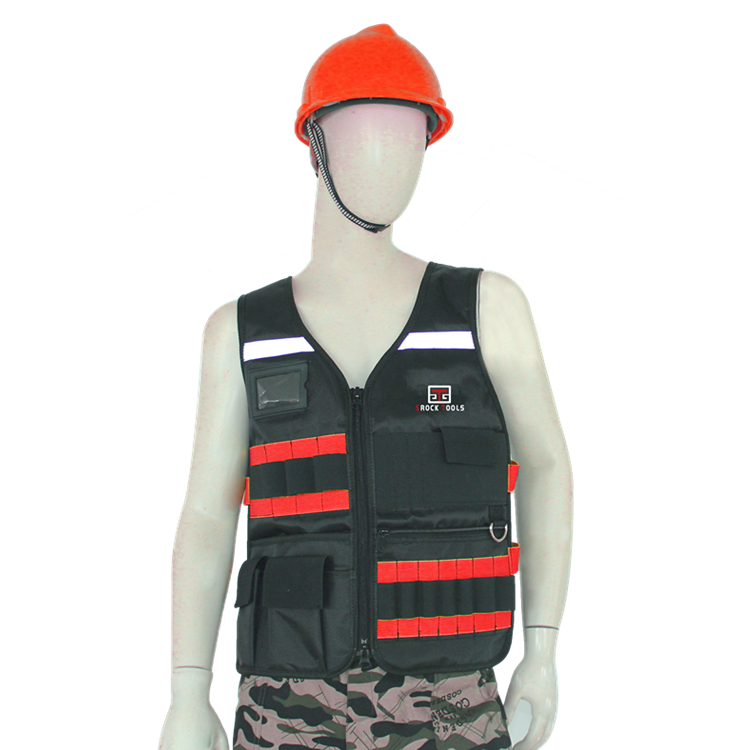 new style hot selling polyester Cleaning Storage Mechanical Detailing tool work vest manufacture