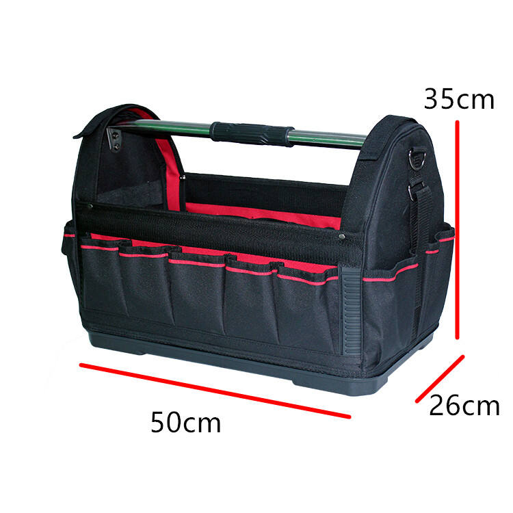 Professional craftsman waterproof  toolbag plumber tool bag with handle hard base details