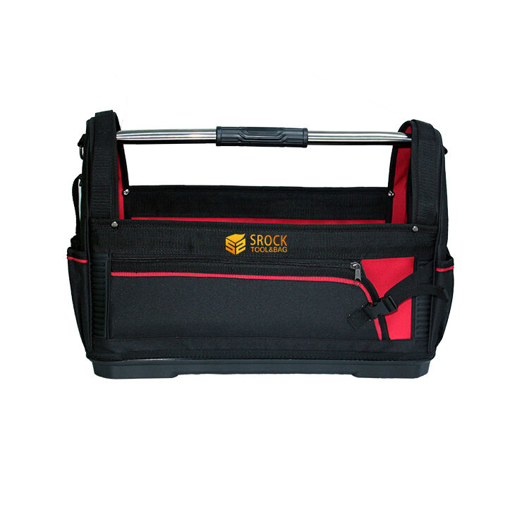 Professional craftsman waterproof  toolbag plumber tool bag with handle hard base supplier