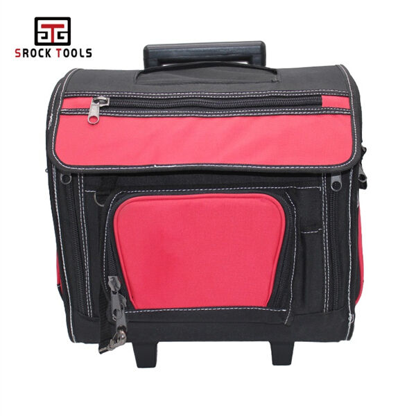 Stay organized on the job with this rugged canvas tool bag