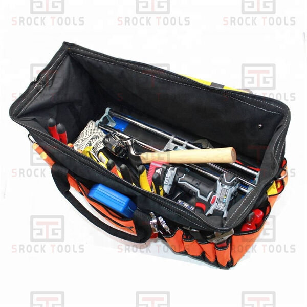 Stay prepared for any project with our roomy tool tote bag