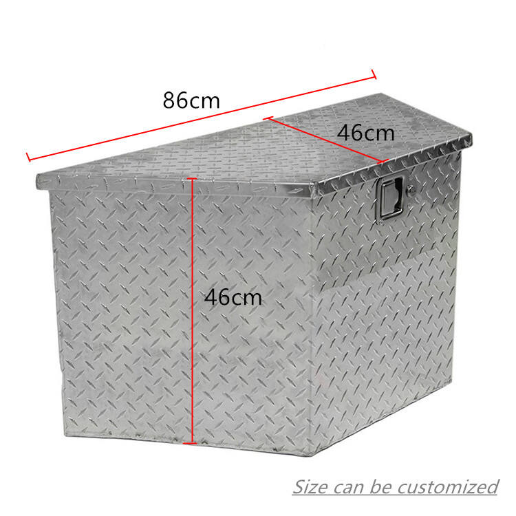 product hard case aluminum truck protective tool box set suitcase waterproof body customized logo layer lock color double material type-1