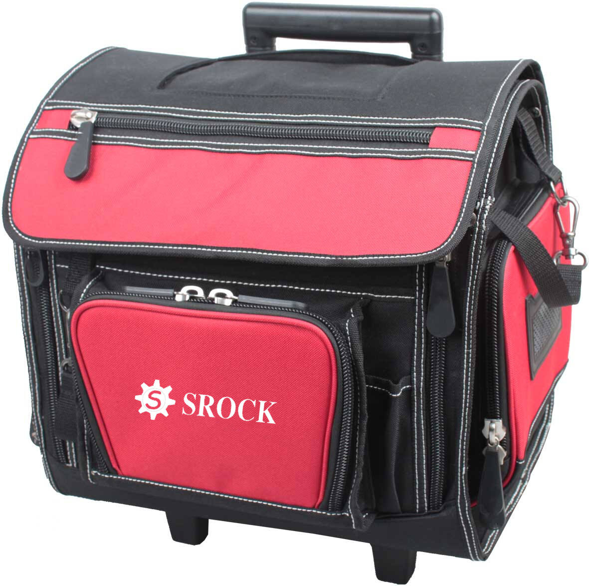 Large space trolly heavy duty tool bags with wheels rolling tool bag supplier