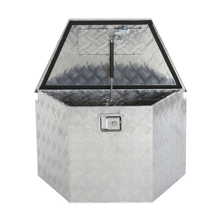 product hard case aluminum truck protective tool box set suitcase waterproof body customized logo layer lock color double material type-0