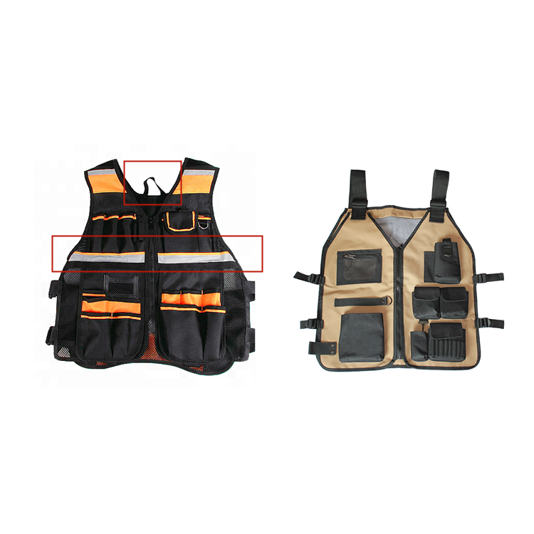 Amazon Trends Polyester new style cheap polyester tool work vest supplier