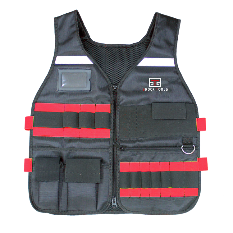 new style hot selling polyester Cleaning Storage Mechanical Detailing tool work vest manufacture