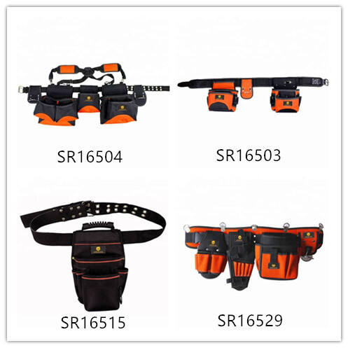 Newest product Multifunctional heavy duty customized detachable high altitude operation belt tool bag with suspender factory