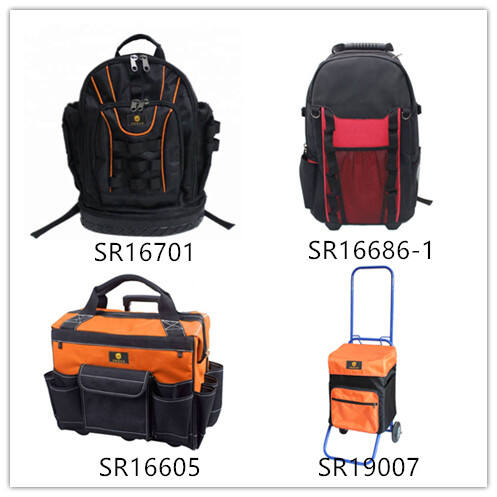 Large space trolly heavy duty tool bags with wheels rolling tool bag factory