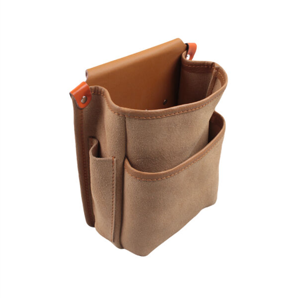 Keep your essential tools handy in a stylish leather electrician bag