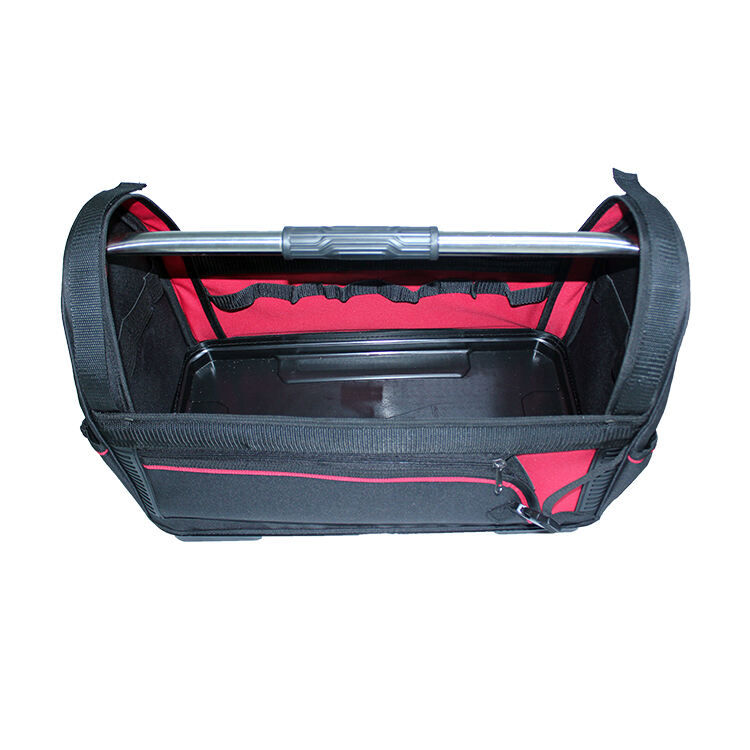 Professional craftsman waterproof  toolbag plumber tool bag with handle hard base manufacture