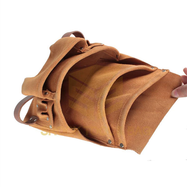 Upgrade your toolkit with a high-quality leather tool tote bag