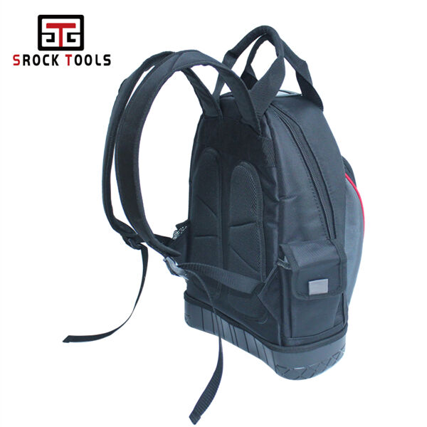 Easily access your tools with multiple compartments and pockets in our electrician tool backpack