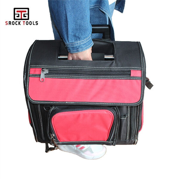 Take your tools anywhere with a durable and versatile rolling tool tote