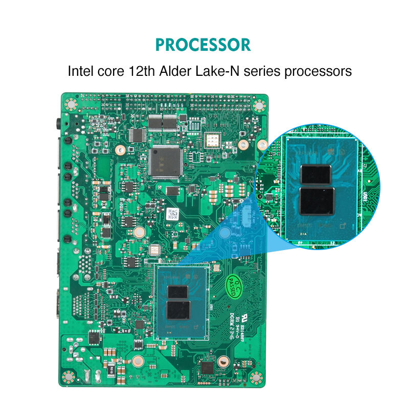 Intel 12th gen Alder Lake-N N50 N97 N305 Industrial Motherboard with 3*LAN 6*COM 6*USB 8*GPIO 3*M.2 1*CAN 1*I2C factory