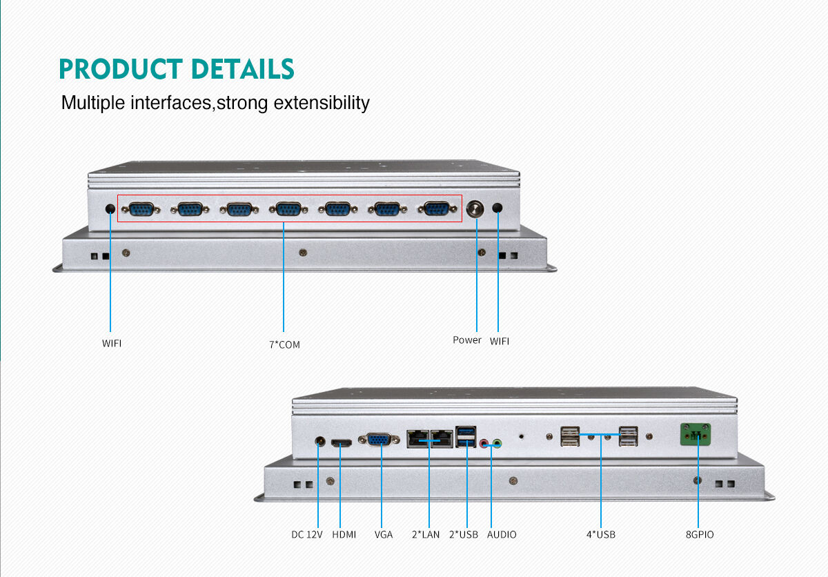 15.6-inch industrial all in one computers ip65 waterproof industrial panel pc 10 point capacitive VGA industrial panel pc supplier