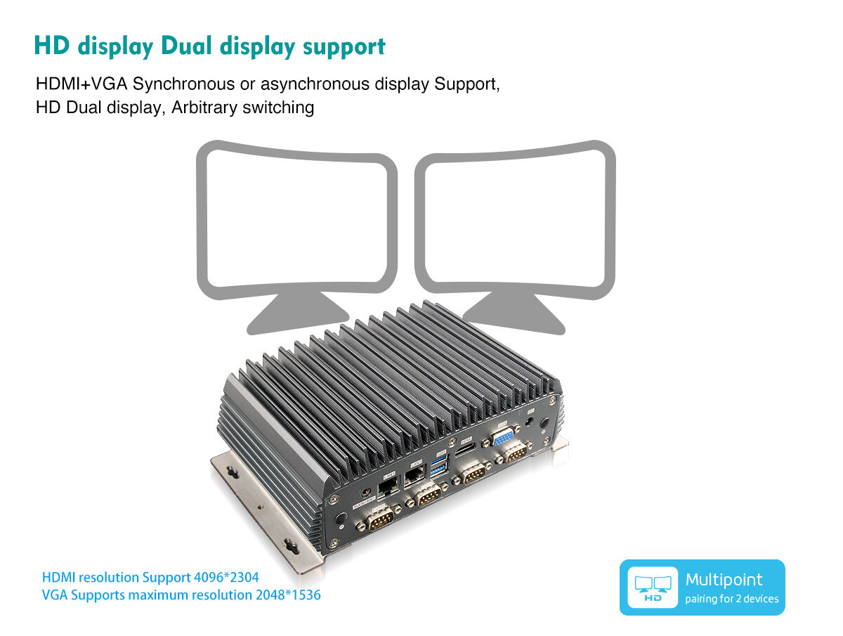 Core i3 i5 i7 Intel Skylake/Kaby lake-U Industrial Mini PC Fanless 6*COM 2*LAN 6*USB Quad Core Embedded Computer Case supplier