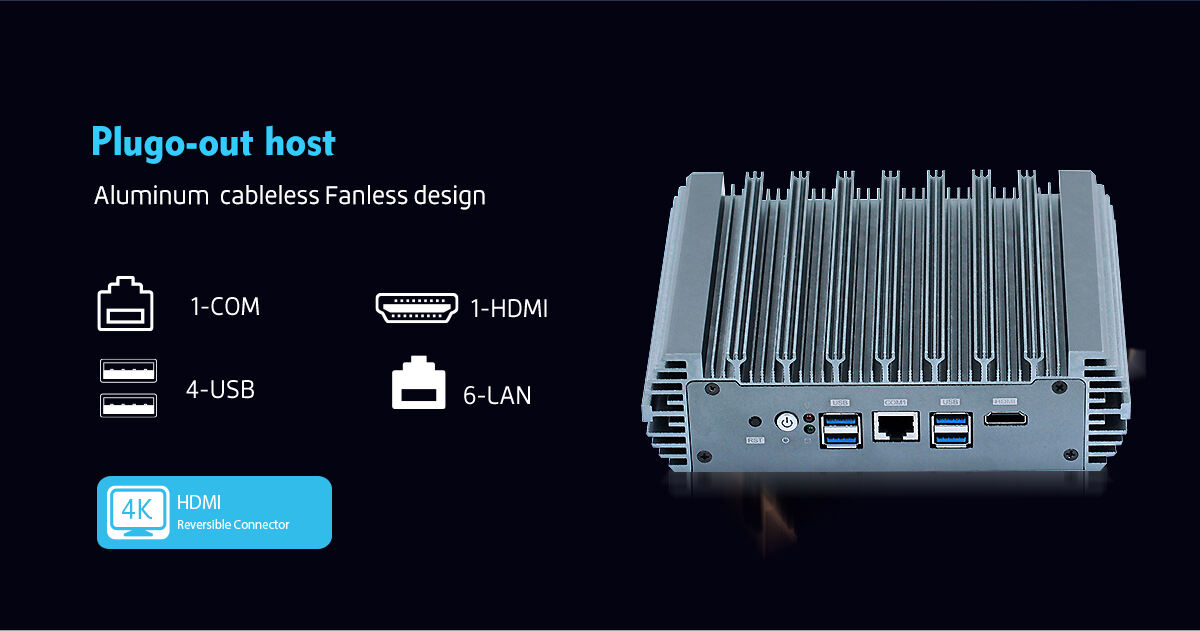  6 Lan Network Security Mini PC Adopt Intel 11th Tiger Lake Celeron,Core i3/i5/i7 supplier