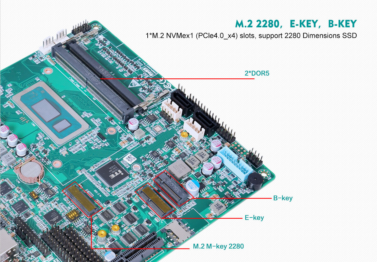 Intel 12th/13th Gen Industrial Mini-Itx Motherboard 2 LAN 6*COM Core I3 I5 I7 Tpm2.0 WiFi HD-Mi Dp/VGA Lvds/Edp X86 Mini PC Mainboard for POS supplier