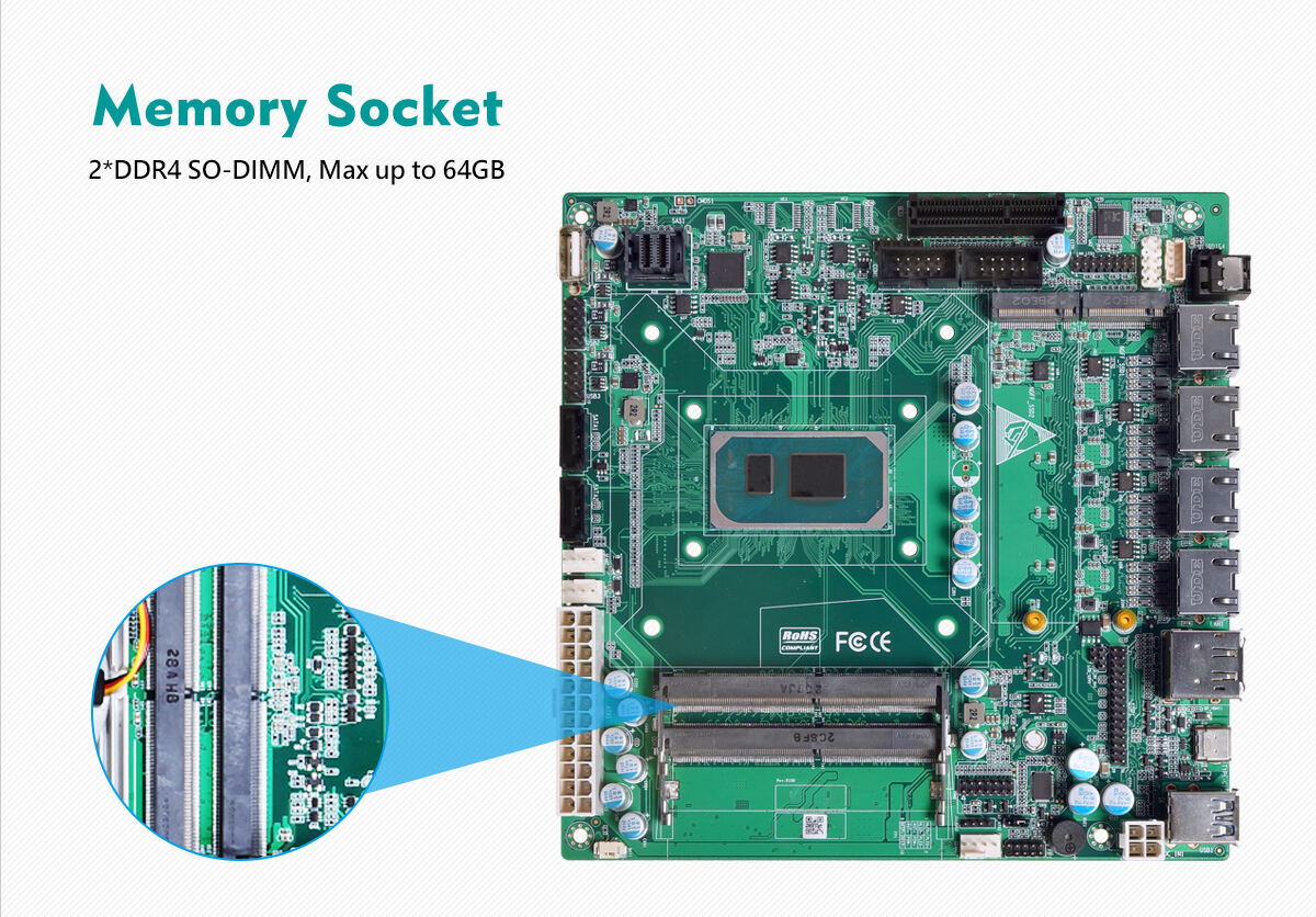 Mini ITX Nas Motherboard 11th Gen Intel Tiger Lake-U 2 Lan 6*SATA3.0 X86 Industrial NAS Server Mainboard details