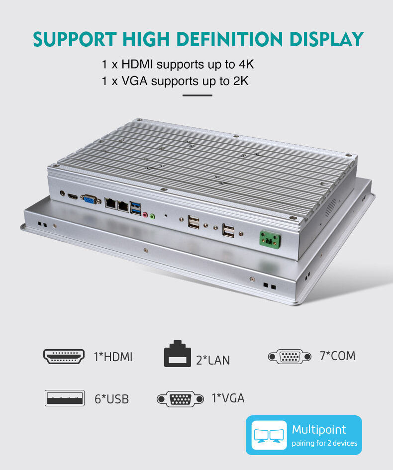 Piesia Industrial Capacitive Touch Panel PC and Tablet, 15" Wall Mount All In One Embedded Computer with IP65 Waterproof Touch Screen Monitor supplier