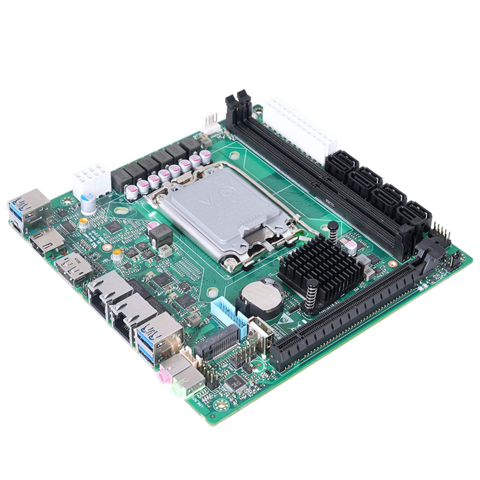 อีจ้า 1700 H670/B660 NAS motherboard อินเทล 12th gen อัลเดอร์ เลค-เอทคซ์ อินดัสเตรียลเซอร์เวอร์ มินิอิคซ์ motherboard