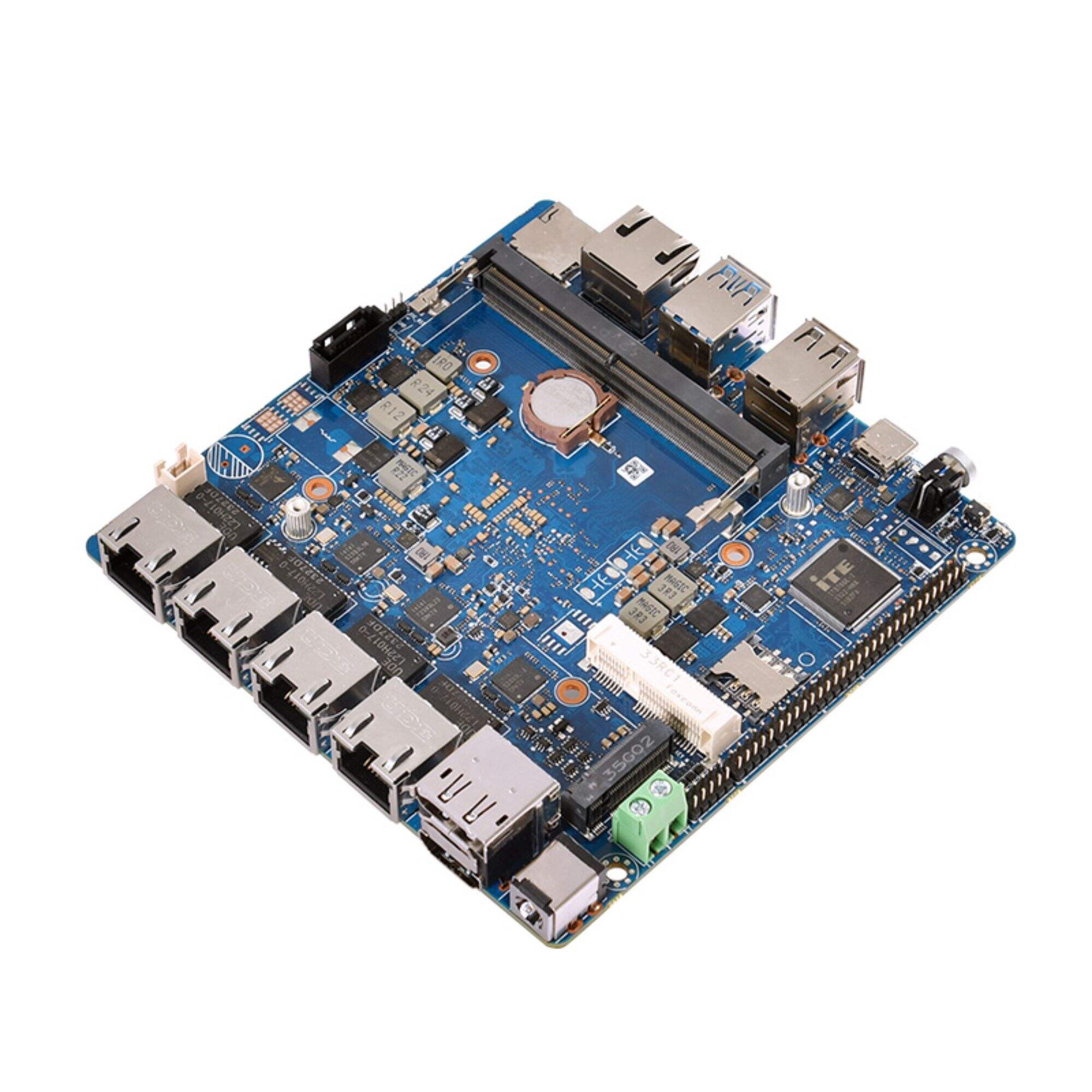 Intel Alder Lake N100 N300 N95 Nano itx mohterboard 4 lan port support POE 6com port