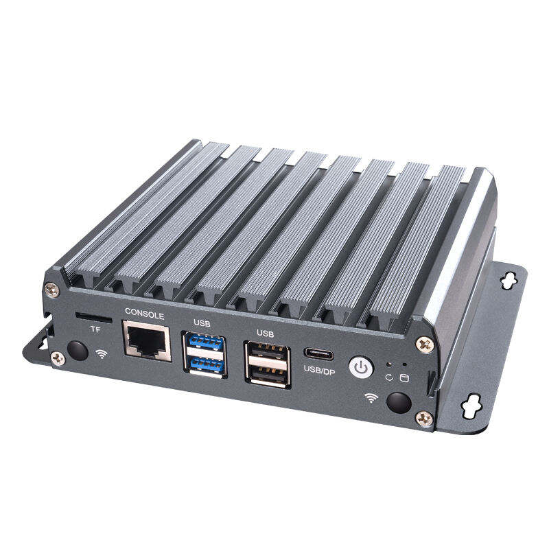 Piesia billig 12. Generation n300 n100 n200 n95 Industriemini-PC 4 LAN-Ports ddr5 Speicher 16 GB tragbare Router-Computer-Host mit Lüfterlos-Design und Dual-Display-Unterstützung für verschiedene Anwendungen