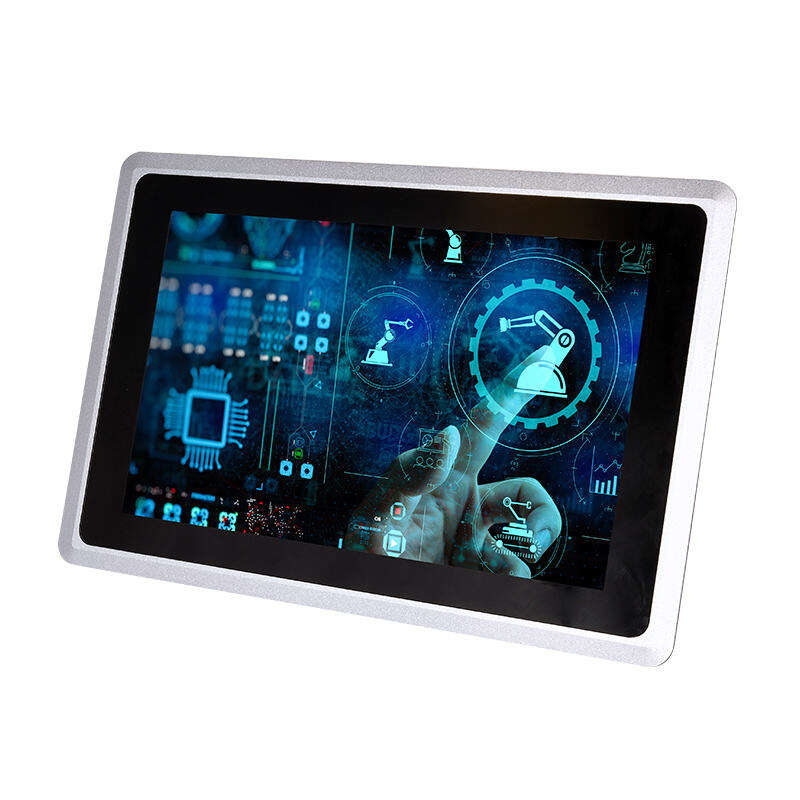 Piesia Industrial Capacitive Touch Panel PC and Tablet, 15" Wall Mount All In One Embedded Computer with IP65 Waterproof Touch Screen Monitor