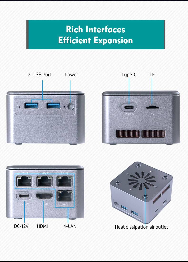 Portable Mini PC by Piesia China - Featuring Jasper Lake N5105 Processor, Ideal for Home and Office Work supplier