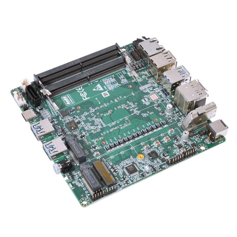 Piesia Nano PC Mainboard Dual Lan 12th/13th Gen 2*DDR5 64GB Ram Core I3 I5 I7 RS232 M.2 Indyustyonal na Router Motherboard